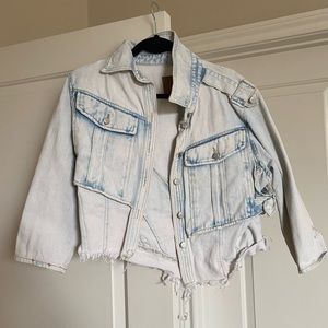 Vintage Light Wash Denim Jacket